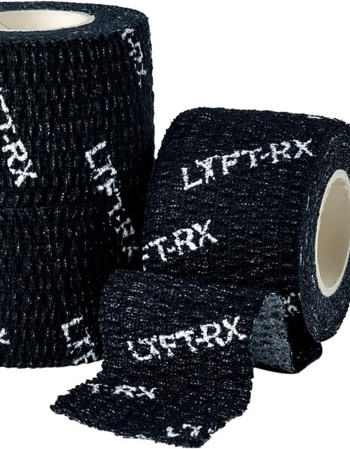 Load image into Gallery viewer, Weightlifting Hook Grip Tape W/Premium Adhesive for Olympic Weight Lift, Cross Fitness, Lifting, Stretch Athletic Finger Wrap, Protects Thumb Fingers Hand, Enhances Grip
