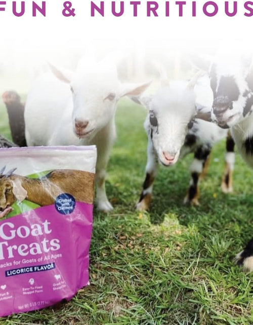 Load image into Gallery viewer, Goat Treats - Made with Oatmeal – Daily Goat Treats - Licorice Flavor – 6 Pounds of Goat Treats
