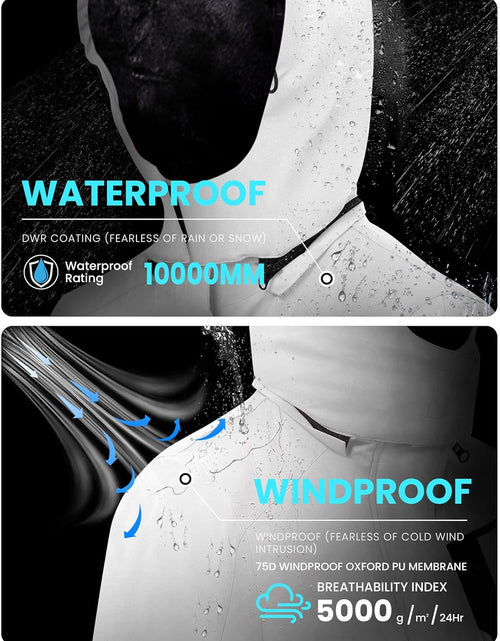 Load image into Gallery viewer, Women’S Waterproof Snow Ski Jacket Mountain Windproof Winter Coat with Detachable Hood
