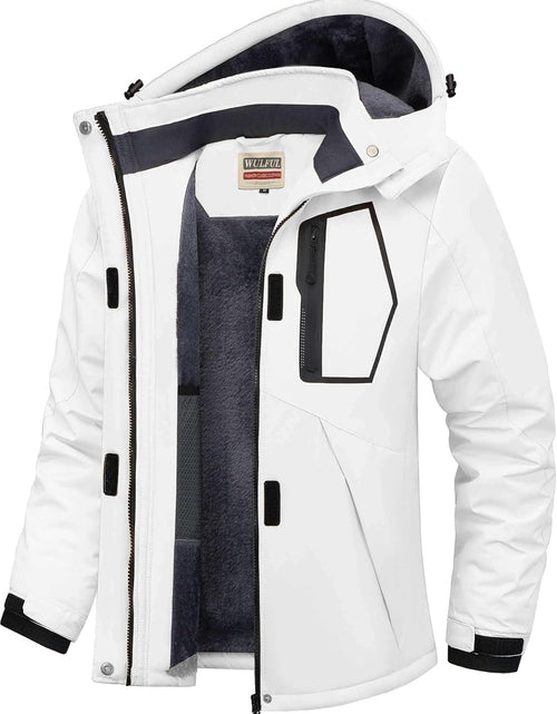 Load image into Gallery viewer, Women’S Waterproof Snow Ski Jacket Mountain Windproof Winter Coat with Detachable Hood
